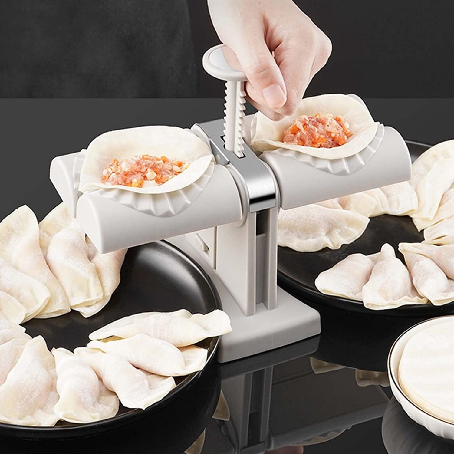 Double Head Automatic Dumpling Maker